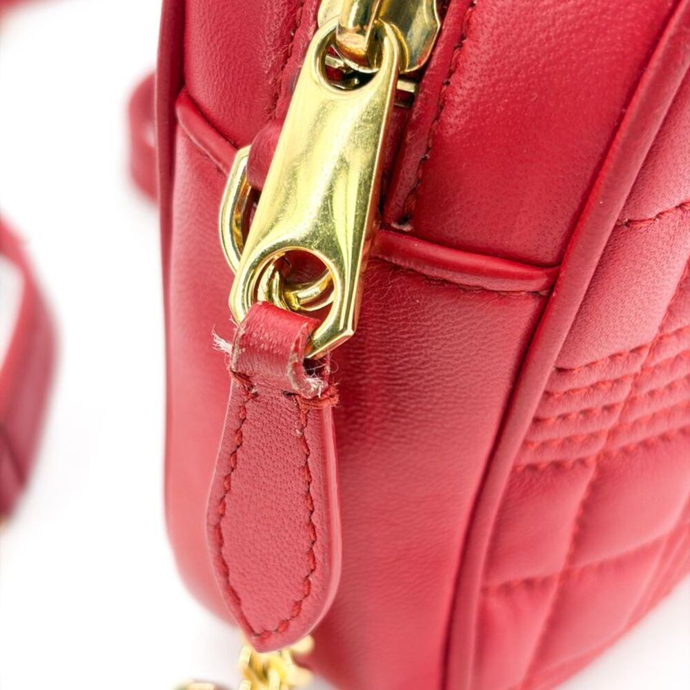 Burberry Tb Camera Quilted Leather Gold Leather Shoulder Bag Bag - Picture 9 of 15